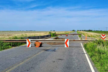 Ruta 65: Continúa el corte total entre Guaminí y Laguna Alsina