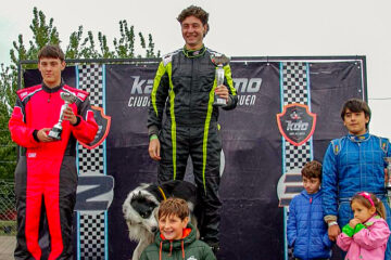 Debut y victoria para Santiago Delgado en el Karting del Oeste