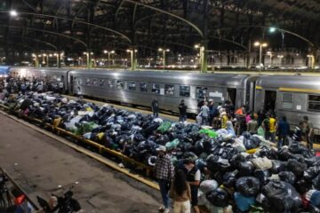 Salió el segundo tren solidario a Bahía Blanca