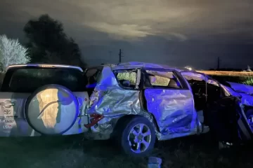 Conductor alcoholizado de Rolón provocó un vuelco en la Ruta 35: un herido y cuatro tumbos