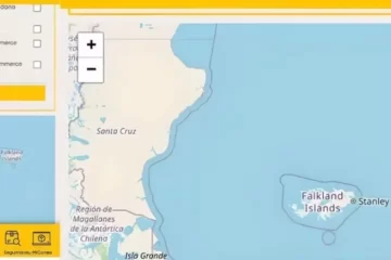 Correo Argentino corrigió el mapa que nombraba «Falkland» a las Malvinas