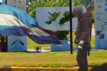 Rivera rinde homenaje a los caídos en la Guerra de Malvinas