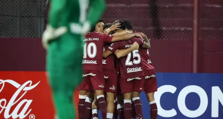 Agónico triunfo de Lanús ante Fluminense por la Sudamericana Agónico triunfo de Lanús ante Fluminense por la Sudamericana