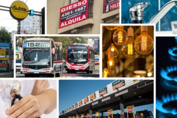 Los aumentos que rigen en mayo: alquileres, luz, gas, agua, transportes y prepagas