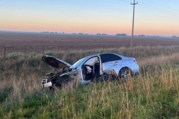 Referente libertario de Puan se accidentó cerca de Azopardo