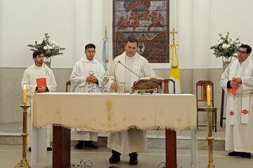 El Padre Fabián Tula asumió como nuevo sacerdote de Adolfo Alsina