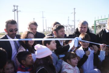 Kicillof inauguró la nueva Estación Transformadora de Quenumá