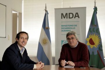 Javier Andrés abordó la situación de los caminos rurales con el Ministro de Desarrollo Agrario