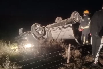 Jacinto Arauz: Conducía alcoholizado y protagonizó un vuelco espectacular en la zona rural