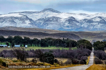 El invierno pinta de blanco la Comarca Serrana: volvió a nevar en Sierra de la Ventana y Tornquist