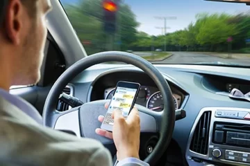 El uso del celular mientras se conduce, la principal causa de accidentes en Argentina