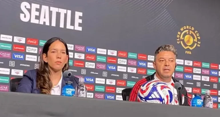 Gallardo: «No nos tocó una sede más amena para que nuestros hinchas puedan llegar» Gallardo: «No nos tocó una sede más amena para que nuestros hinchas puedan llegar»