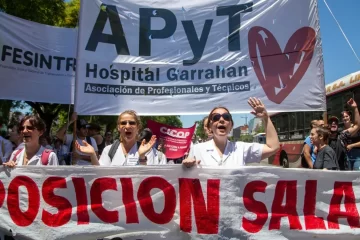 Trabajadores del Garrahan vuelven a parar y manifestarse contra el Gobierno por «vaciar» el hospital