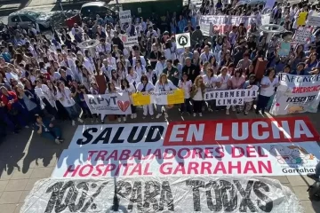 Trabajadores del Hospital Garrahan paran 24 horas en reclamo por mejoras salariales