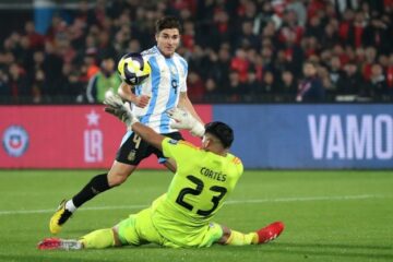 Argentina le ganó a Chile y lo dejó con un pie afuera del Mundial