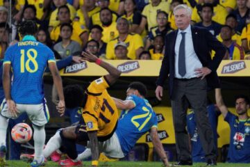 Ancelotti debutó en Brasil con un 0-0 ante Ecuador