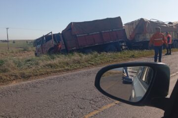 Dos accidentes sin heridos en la Ruta Nacional 33