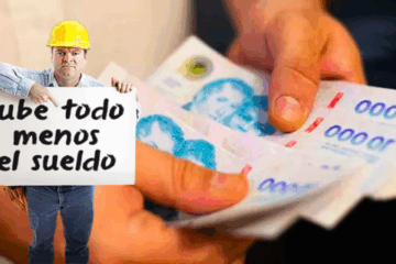El salario real privado sufrió en marzo su mayor caída desde 2023