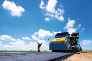 La Provincia reanudó las obras de pavimentación en la Ruta del Cereal