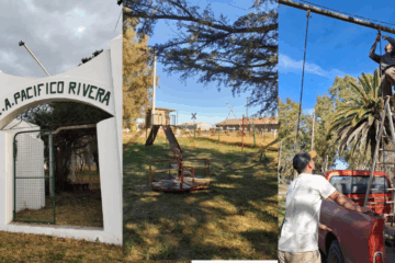 Recuperar el parque del club Pacífico: una iniciativa que nació del corazón