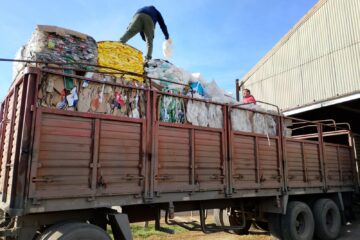 Rivera avanza en el reciclaje: cargaron más de 4 toneladas de material reutilizable