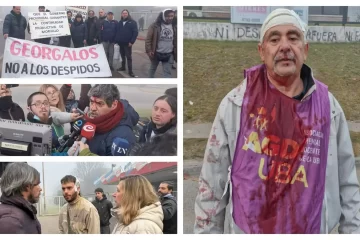Represión y heridos en una protesta de trabajadores de Georgalos en la Panamericana