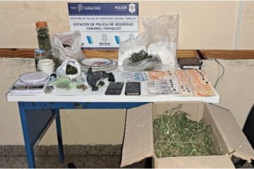 Allanamiento en Tornquist: un detenido por venta de drogas