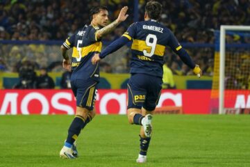 Boca encontró el empate ante Racing en el final