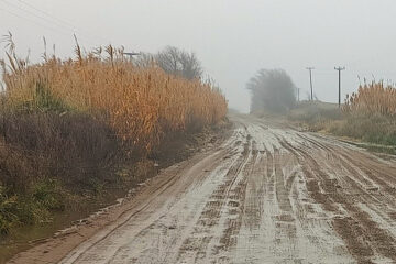 Adolfo Alsina: Prohíben el tránsito en caminos rurales por las condiciones climáticas