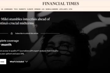 Duro análisis: para el Financial Times, Milei atraviesa «la mayor crisis de su presidencia» Duro análisis: para el Financial Times, Milei atraviesa «la mayor crisis de su presidencia»