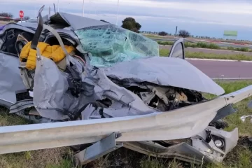 Tragedia en el cruce de rutas 35 y 18: una mujer falleció y cuatro personas resultaron heridas