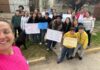 Los jóvenes de la Agraria de Rivera demostraron que un abrazo puede cambiar un día