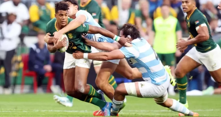 Derrota ajustada de Los Pumas ante el campeón del Rugby Championship, Sudáfrica Derrota ajustada de Los Pumas ante el campeón del Rugby Championship, Sudáfrica