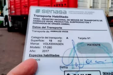 Senasa: nueva normativa para el transporte de animales vivos y productos de origen animal