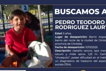 Activan el Alerta Sofía por el niño desaparecido en Córdoba tras un doble femicidio Activan el Alerta Sofía por el niño desaparecido en Córdoba tras un doble femicidio