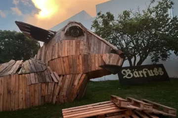 ¿La oveja de Troya?: artista Pigüense sorprende con una obra gigante única en el mundo ¿La oveja de Troya?: artista Pigüense sorprende con una obra gigante única en el mundo