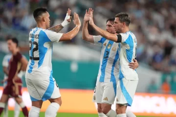 La Selección Argentina sumó un triunfo amistoso ante Venezuela