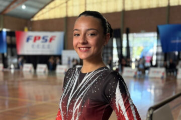 Josefina Pascual, subcampeona nacional de patinaje artístico en Santa Fe