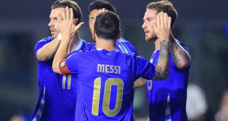 Argentina se floreó ante Puerto Rico y goleó por 6 a 0 Argentina se floreó ante Puerto Rico y goleó por 6 a 0