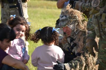 Gran convocatoria en Pigüé: la Guarnición Militar abrió sus puertas y reunió a cientos de familias