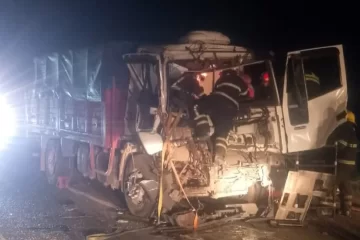 Choque entre camiones en Ruta 3: un conductor de Adolfo Alsina involucrado