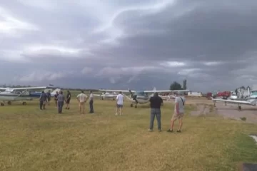 Una tormenta obligó a siete aviones extranjeros a permanecer varias horas en Macachín