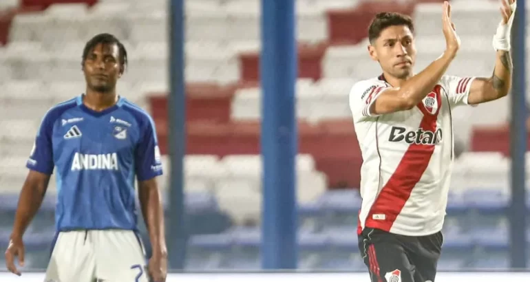 Con un gol de penal, River le ganó a Millonarios de Colombia en su primer amistoso Con un gol de penal, River le ganó a Millonarios de Colombia en su primer amistoso