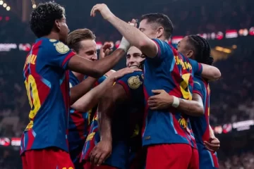 En un partidazo, Barcelona le ganó a Real Madrid y se quedó con la Supercopa de España