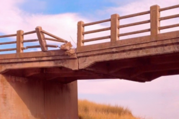 Inhabilitan el tránsito en el puente del Camino Real de Arroyo Venado hacia Carhué Inhabilitan el tránsito en el puente del Camino Real de Arroyo Venado hacia Carhué