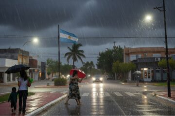 Alerta Meteorológico por lluvias y tormentas eléctricas durante la tarde en Adolfo Alsina y la región