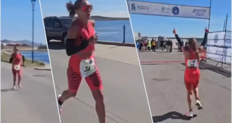 Una argentina ganó el maratón de las Malvinas y se lo dedicó a los caídos: “Fue muy emotivo y muy duro” Una argentina ganó el maratón de las Malvinas y se lo dedicó a los caídos: “Fue muy emotivo y muy duro”