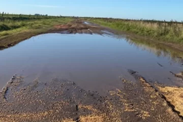 La Pampa y Buenos Aires reparan un tramo del camino del Meridiano V