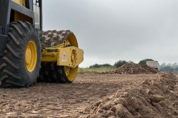 La Provincia avanza con trabajos de restitución en el terraplén de defensa de Carhué