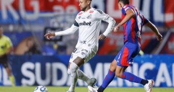 San Lorenzo igualó ante el Santos de Neymar por la Copa Sudamericana